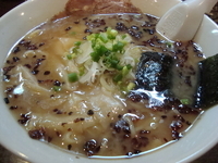 「こがしネギラーメン+ワンタン 【600円+150円】」@真ごころラーメン竹の写真