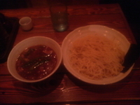 「つけめん・味噌・中」@支那そば きび 神田本店の写真