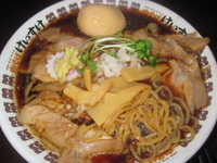 「肉そば半熟味玉入り（780円）」@New Old Style 肉そばけいすけの写真