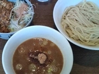 「つけ麺+カレー丼」@TETSU 品川店の写真