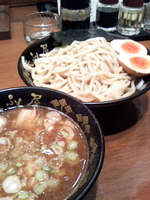 「重厚つけそば 中盛無料 +漬け玉子」@重厚煮干中華そば 大ふく屋 海浜幕張店の写真