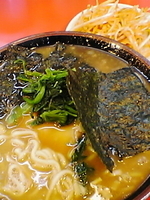 「ラーメン（並、￥630）+辛味噌ネギ（￥70）」@環2家の写真