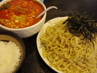 「ゴマカリー担々麺特盛（950円）（460g）+小ライス（100円」@桃天花の写真