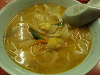 「アホーメン（840円）+大盛（100円）+半チャーハン（350円」@中華料理 萬楽の写真