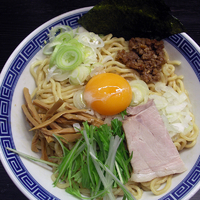 「こくまろ“油そば” 大盛 680円」@麺や ポツリの写真