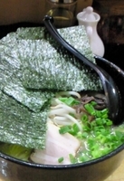 「塩豚骨+チャーシュー丼」@パワー軒の写真