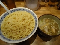 「塩つけ麺（豚ニンニク）特盛り480g780円」@めいげんその写真