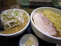 「味噌つけめん（大盛）+チャーシュー1枚」@味噌麺処 花道庵の写真