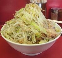 「小豚（ヤサイ、ニンニク、アブラ）」@ラーメン二郎 ひばりヶ丘駅前店の写真