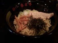 「しょう油油そば・大盛」@油そば専門店 春日亭 錦糸町店の写真