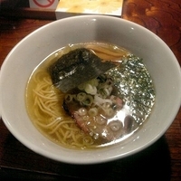 「鰮煮干（塩）+チャーシュー選択（炭焼き）」@喜元門 本店の写真