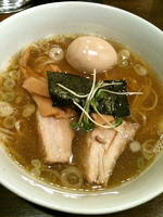 「煮干しそば（700円）+味玉（クーポン使用）」@TETSU 品川店の写真