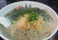 「ラーメンこってり+ネギ+コンブ」@らーめん香月 恵比寿本店の写真