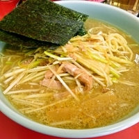 「ネギラーメン（麺硬め 味普通 こってり）」@ラーメンショップ 結城本店の写真
