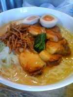 「味噌チャーシュー麺+味玉+ダブル」@自然洞 麺舗の写真