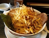 「こくまろ赤ネギチャーシューめん」@手仕事らーめん 地雷屋の写真