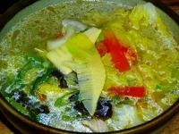 「野菜ラーメン（750円）」@手打ちらーめん たかせの写真