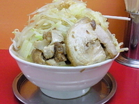 「ラーメン（野菜ダブル、カラメ、ニンニク少し）」@モッコリ豚の写真