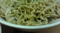 「つけ麵  極太麵 野菜増し ニンニク少な目」@ラーメン ○菅の写真
