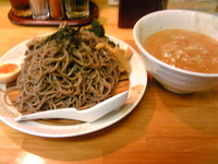 「支那そばつけめん（塩）ランチ大盛りサービス」@麺屋 せんりの写真