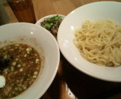 「つけ麺（冷やもり）700円+ぶためし小150円」@信濃神麺 烈士洵名の写真