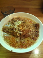 「排骨担々麺・・・980円」@かつぎやの写真