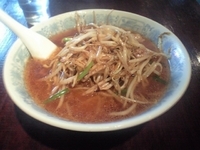 「もやしラーメン+セットの小ライス+カラアケ2個（650円+280」@ラーメン 暫 弐番館の写真