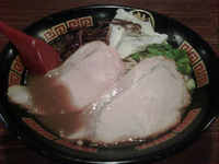 「釜炊きとんこつラーメンカタメ」@釜炊き豚骨ラーメンきら星 満天の写真