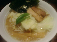 「コクとうまみの塩とんこつ野菜もり（750⇒700円）」@ラーメン 岩佐の写真