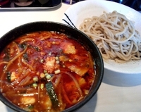 「どて辛つけ麺（普通盛り）」@どてちんⅢの写真