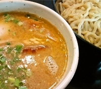 「鶏白湯つけめん+味玉（750円+100円）」@麺堂 稲葉の写真