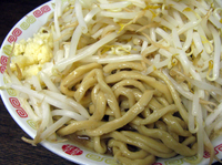 「大らーめん（500g:ヤサイニンニク）@800」@蓮爾 さんこま店の写真