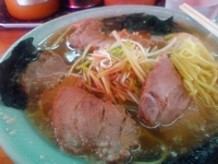 「ネギチャーシューメン+限定味玉(800円+50円)」@ラーメンショップ 鹿島平井店の写真