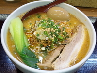「濃厚坦々麺+チャーシュー+味玉」@味噌麺処 花道庵の写真