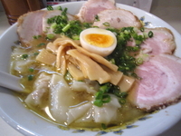 「正油チャーシューワンタンメン（大盛）」@再来軒の写真