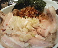 「塩ラーメン（ねぎ油）大盛」@宗家一条流がんこラーメン 十八代目の写真