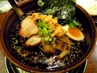 「焦がし坦々麺（全部のせ）（サービス小ライス付き）990円」@光麺 上野店の写真