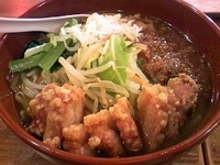 「肉味噌排骨拉麺+野菜トッピング」@万世麺店 霞ヶ関ビル店の写真