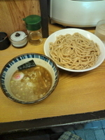 「つけ麺:一番搾り+大盛り（850円）」@つけめん 三三㐂の写真