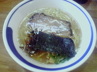 「塩らーめん（麺硬め）」@らーめん うさぎやの写真