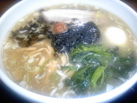 「中華そば750円 塩 太麺」@喜奴屋の写真