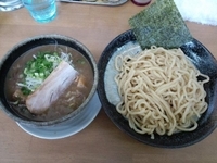 「道有楽つけ麺+八正（50円）」@MENYA 食い味の道有楽の写真