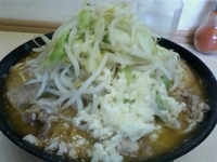 「みそラーメン（ニンニク）750円」@ラーメン二郎 京成大久保店の写真