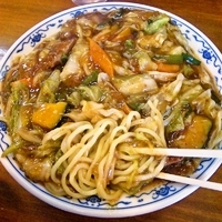 「スタミナ冷やし（餡多め） 700円+50円=750円」@スタミナラーメン がむしゃの写真