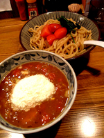 「イタリアントマトとチーズのつけ麺」@麺屋 蕃茄の写真