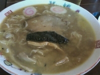 「手打ち中華そば（味噌）750円」@のんきやの写真