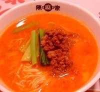 「坦々麺（並）+2辛 680円+40円=720円」@陳麻家 海浜幕張店の写真