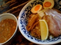 「特製ピリ辛つけめん」@九段 斑鳩の写真