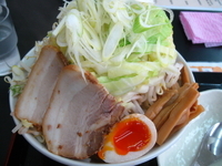 「ガチモリ700円野菜100円」@つけ麺 石鍋太郎の写真