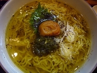 「うめしそらーめん（700円）」@麺ぽーかろぅの写真